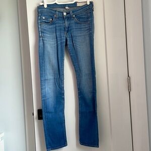RAG & BONE Low Rise Skinny Jeans / Jeggings Blue Wash